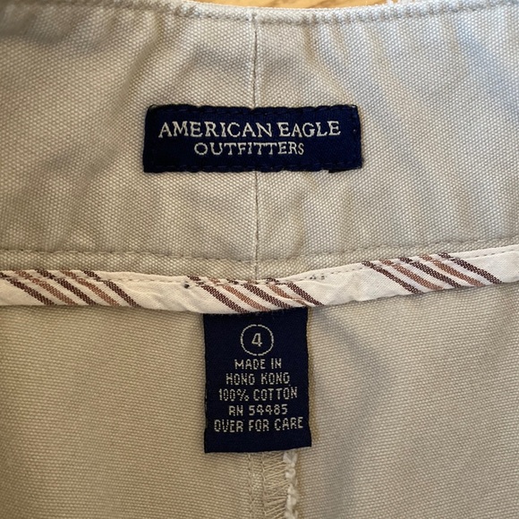 Vintage American Eagle Outfitters Pant Creme /Khaki Size 4 - Picture 7 of 13
